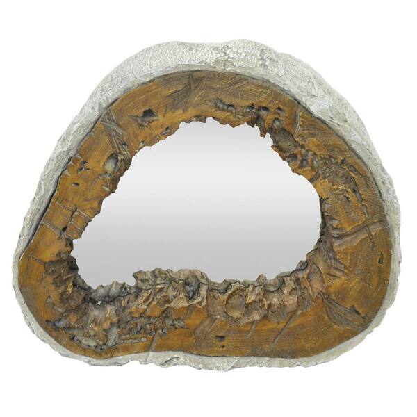 THREE HANDS 26.25 in. x 4 in. x 22.5 in. Trunk Wall Mirror