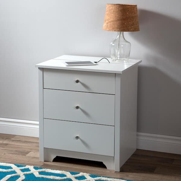 south shore white nightstand