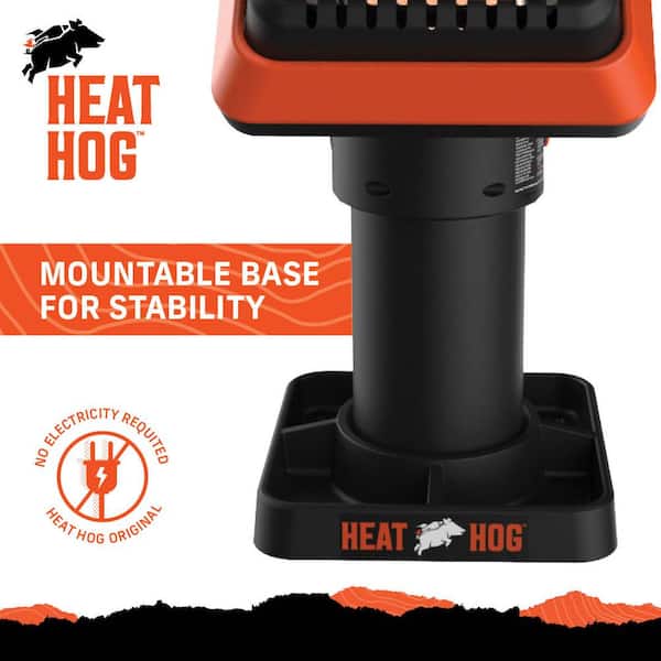 This portable heater from Heat Hog is 4,000 BTU and can heat an area up to  100 sq. ft!