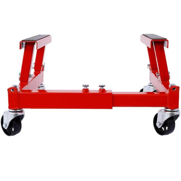 Tatayosi 1500 lbs. ATV Motorcycle Engine Cradle Dolly in Red P-DJ
