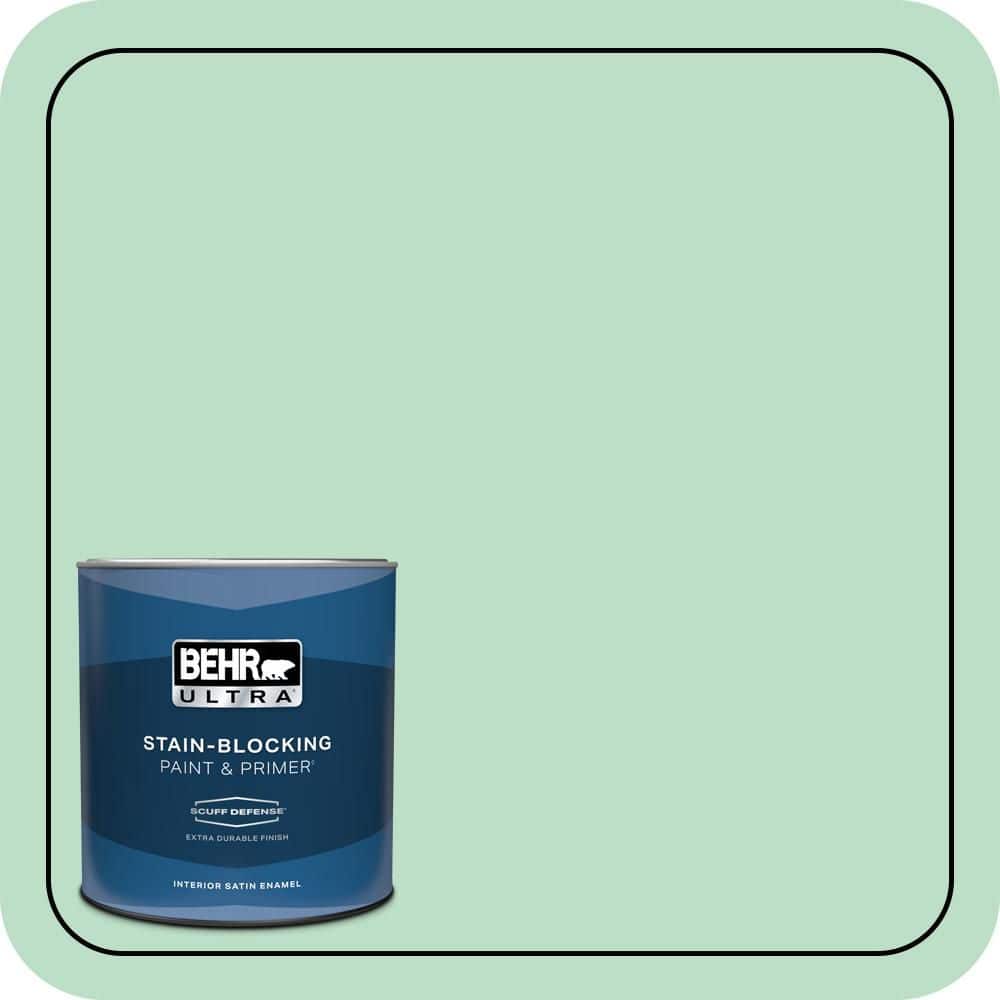 1 qt. #470C-3 Spirited Green Extra Durable Satin Enamel Interior Paint & Primer price history on PriceWatchPro