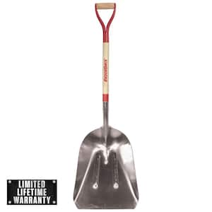 31 in. Wood Handle Aluminum Scoop Shovel