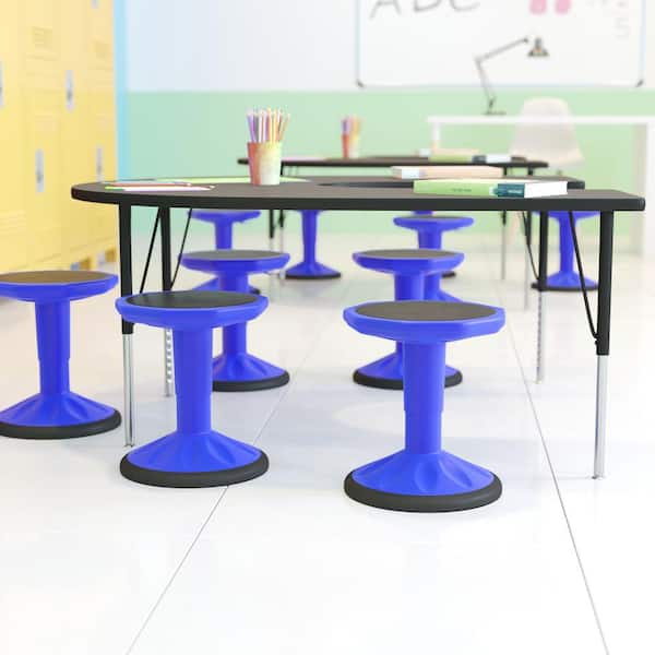 Amazon.com: HMFULE 360°Swivel Mid Century Bar Stools with