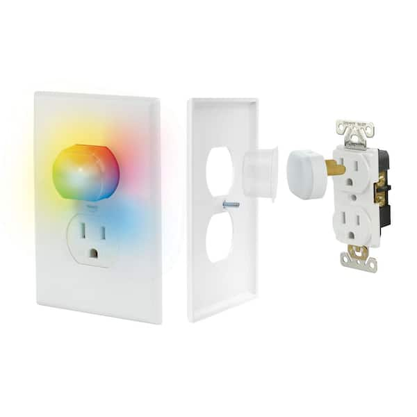 Reviews for Hampton Bay 1 Gang Duplex Wall Plate with 2 Color