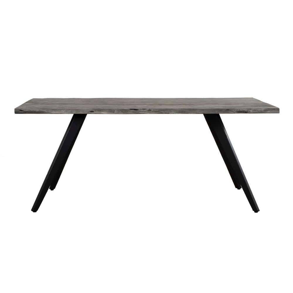 Reclaimed Wood Contemporary 70'' Dining Table with Iron Legs