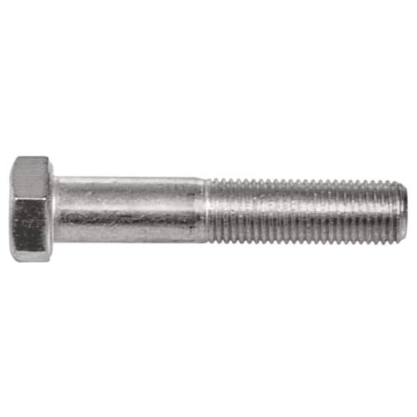 Hillman 3/8 in. -24 x 2-1/2 in. External Hex Hex-Head Cap Screws (5-Pack)