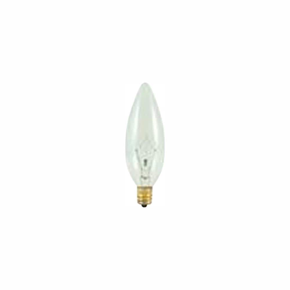 Bulbrite 25-Watt Warm White Light B10 (E12) Candelabra Screw Base ...