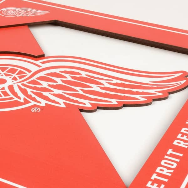 YouTheFan NHL Detroit Red Wings 23 in. x 22 in. 25-Layer