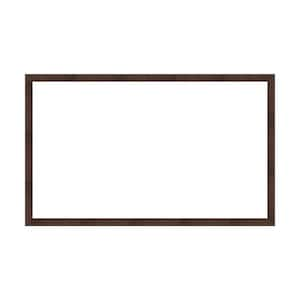 Mirror Makeover Wildwood Brown Narrow 61.25 in. W x 37.25 in. H Bathroom Mirror Frame Border Kit-Fits a 60 x 36 Mirror