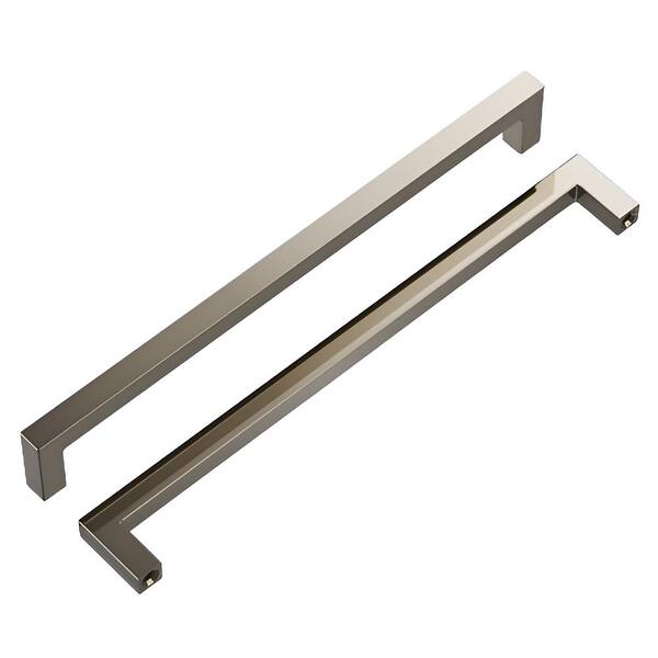 HICKORY HARDWARE Skylight Collection 8-13/16 in. Modern Polished Nickel Bar Pull Handle for Kitchen, Bathroom, Furniture (5-Pack)