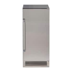 ELITE Built-in or Freestanding 49 Pound Per Day Ice Maker, 15in., in Stainless Steel
