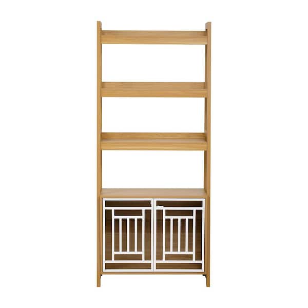 maocao hoom Furniture Style Dog Crate, Ladder Bookcase, Pet Friendly Furniture