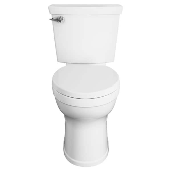 Royal familie Sump Vurdering American Standard Champion 4 Max Tall Height 2-Piece HET 1.28 GPF Single  Flush Elongated Toilet in White with Slow Close Seat-2586.128ST.020 - The  Home Depot