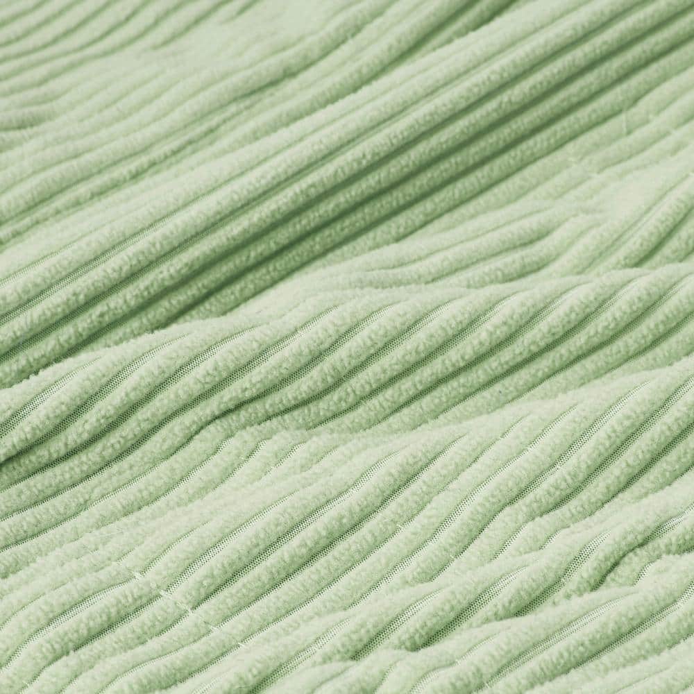 Full Green Micro Fleece Electric Heated Blanket