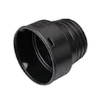 HDPE Corrugated Adapter, 4 in. Drain Pipes & Fittings Spt X 4 in. Corr. Hub