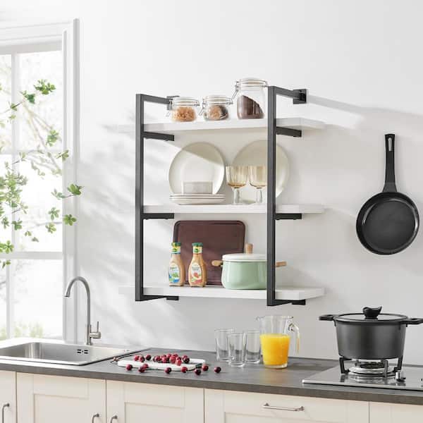 DANYA B Modern 31.5 in. x 11 in. x 33.2 in. 3-Tier Hanging Bracket