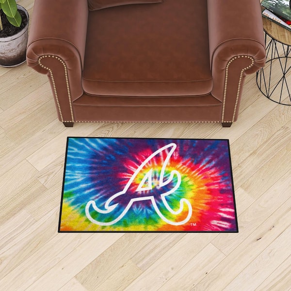 FANMATS Houston Astros Tie Dye 2 ft. x 3 ft. Starter Mat Area Rug