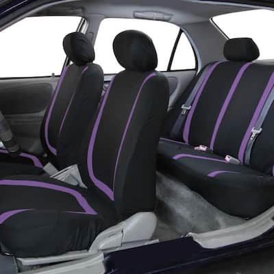 Unique Flat Cloth 23 in. x 1 in. x 47 in. Full Set Car Seat Covers