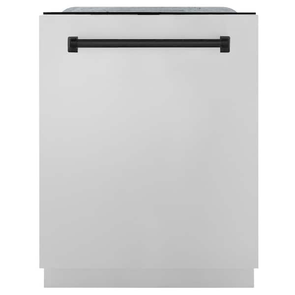 Autograph Edition 24 in. Top Control 6-Cycle Tall Tub Dishwasher with 3rd Rack in Stainless Steel & Matte Black