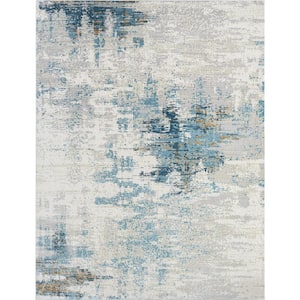 Blue/Gray 2 ft. x 3 ft. Area Rug
