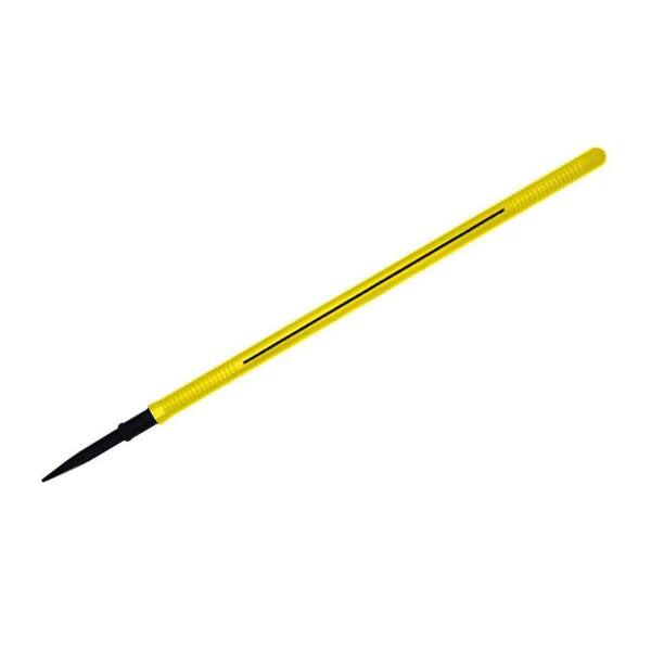 Nupla 44 in. Yellow Composite Fiberglass Pry Bar Single Steel End with Point