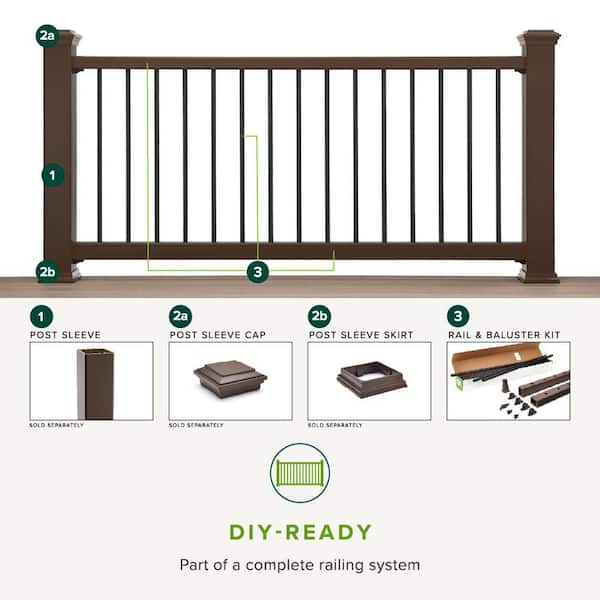 Trex 4-in x 4-in Rope Swing Composite Deck Post Base Trim