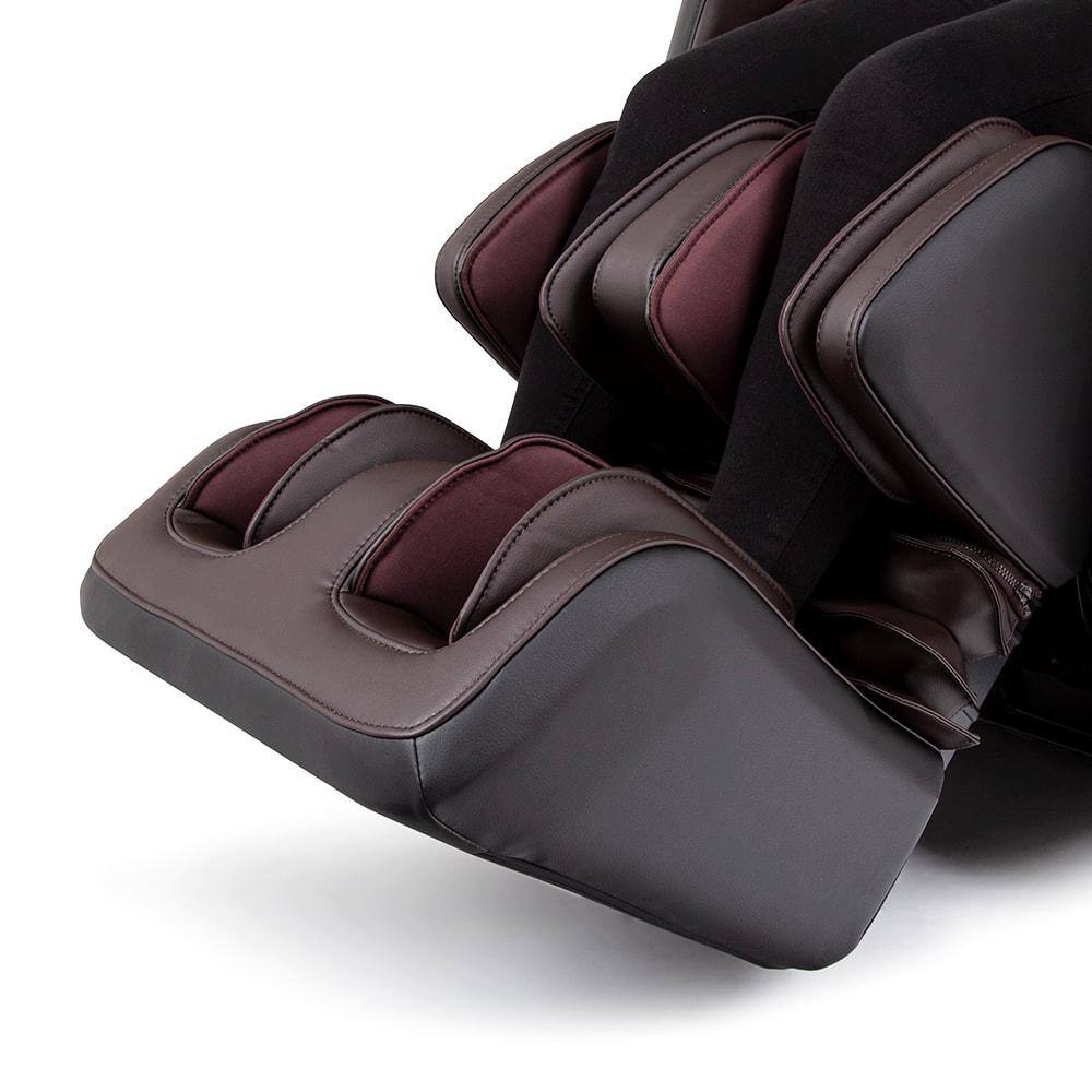 Brown Faux Leather Zero Gravity Massage Recliner