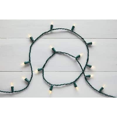 500-Light Smooth Mini LED in Spool, Warm White String Lights