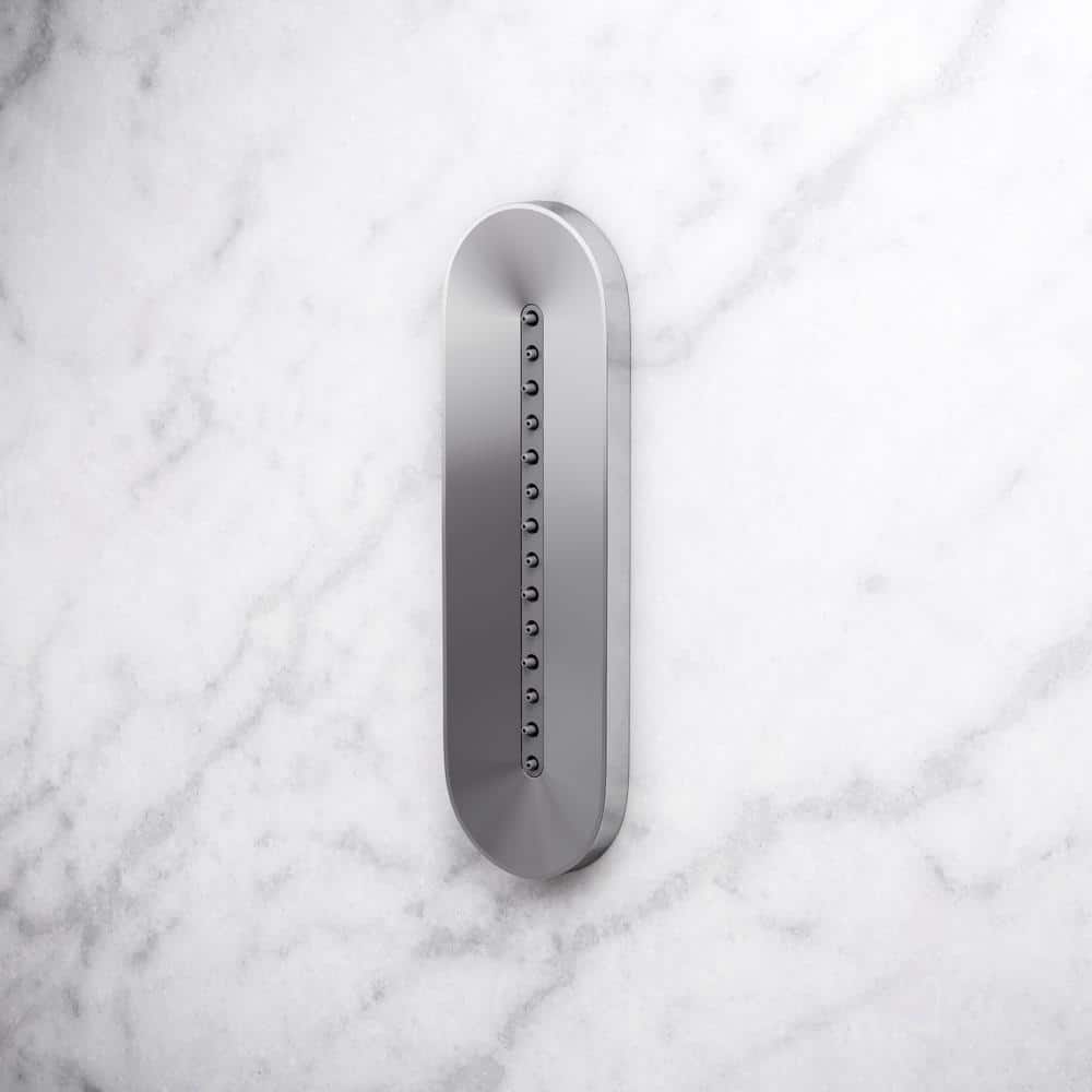 Polished Chrome Oval Single-Function Shower Body Spray