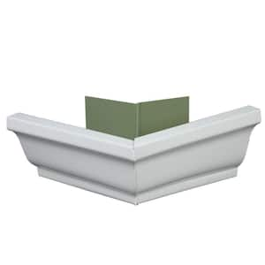 5 in. HD White Aluminum Outside Box Mitre