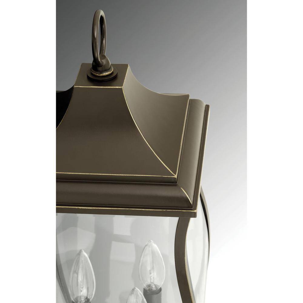 Township Oil Rubbed Bronze 3-Light Hanging Lantern