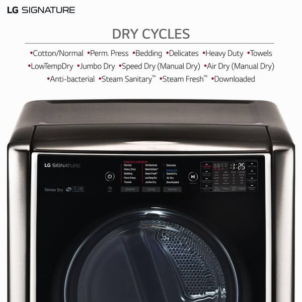 lg signature mega capacity washer and dryer