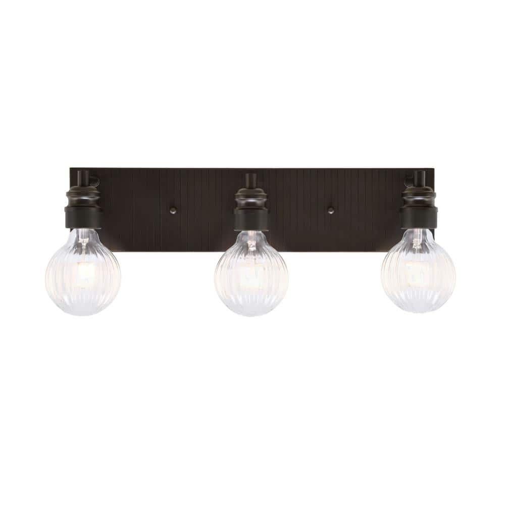 Albany 22.75 in. 3-Light Espresso Vanity Light