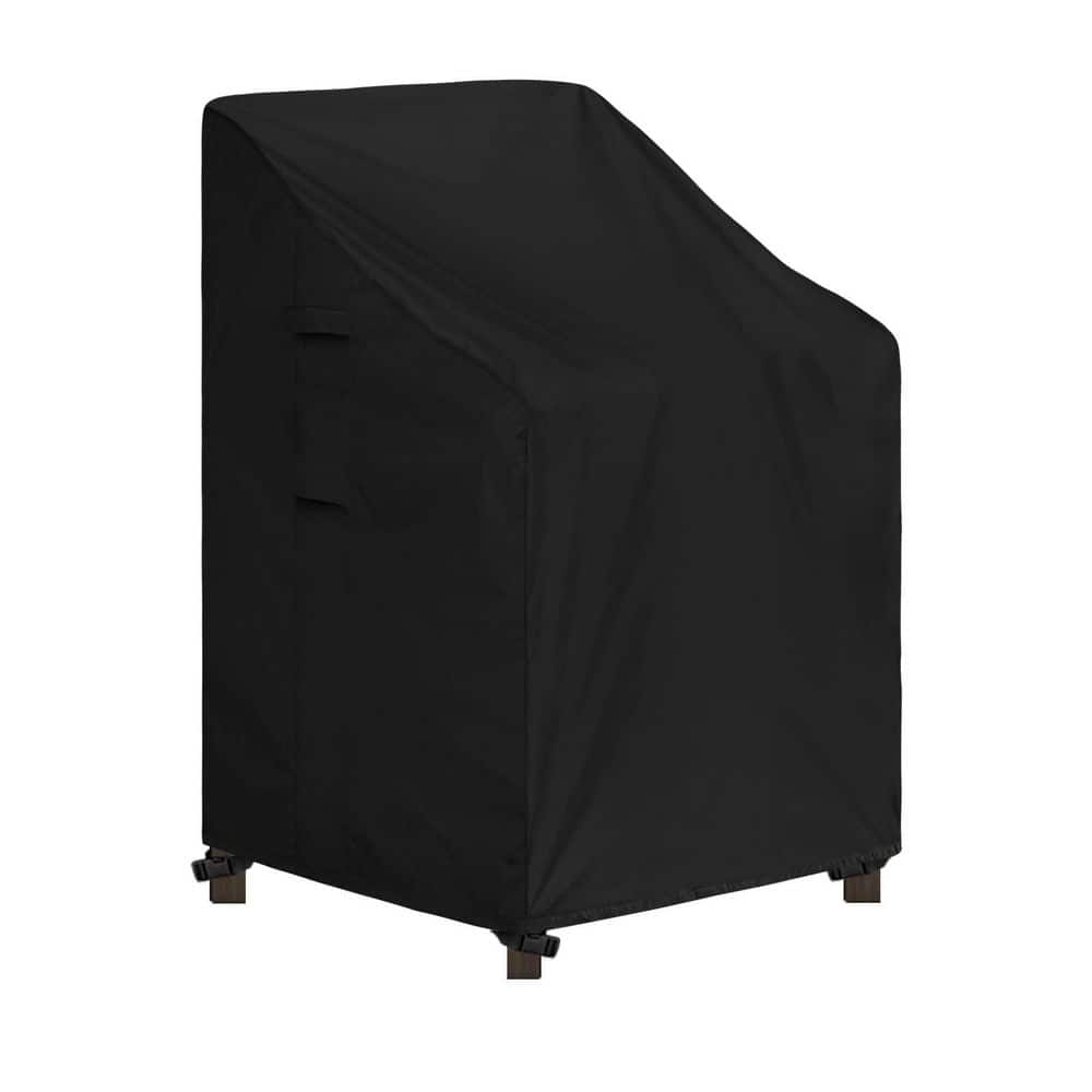 28Wx36Dx47H inch Black Outdoor Stackable Patio Chair Cover Waterproof UV Resistant Colorfast Fabric 1 Pack price history on PriceWatchPro