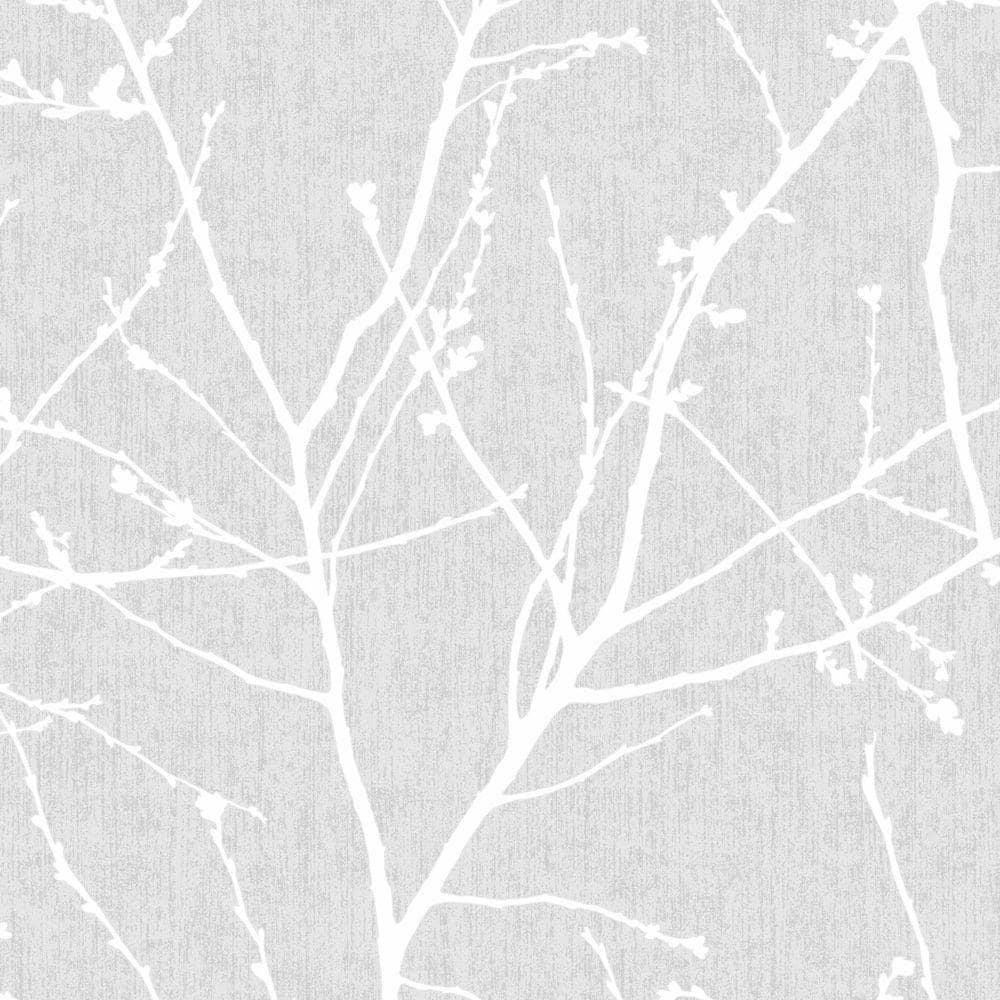 Graham & Brown Gray Vinyl NonPasted Moisture Resistant Wallpaper Roll (Covers 56 Sq. Ft.) 33