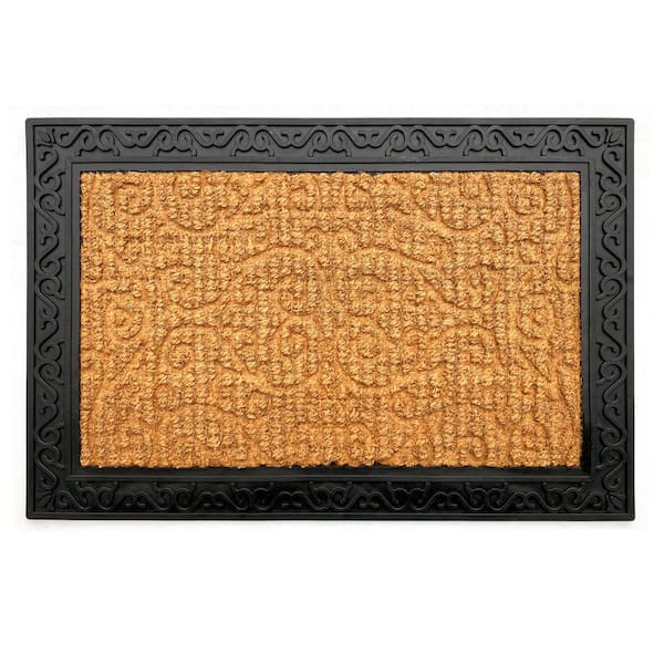 Calloway Mills Brawny Life Scroll Doormat, 18" x 30"