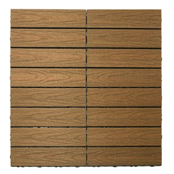 NewTechWood America Inc.: Deck Tile - Peruvian Teak 1179577