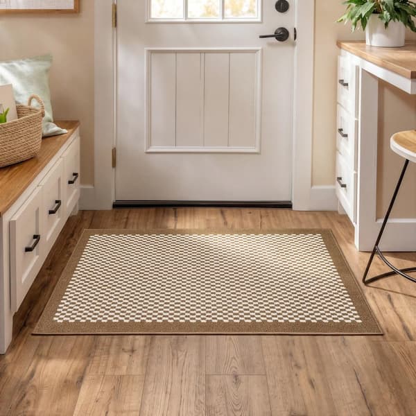 Olympia 3 ft. x 4 ft. Starch Machine Washable Area Rug