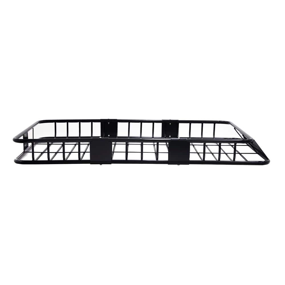 Elevate Outdoor RBC-6245HD Black X-Large Steel Roof Cargo Basket