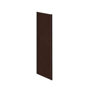 Franklin Stained Manganite Plywood Shaker Assembled Kitchen Cabinet Base End Panel 24 in W x 1.5 in D x 34.5 in H