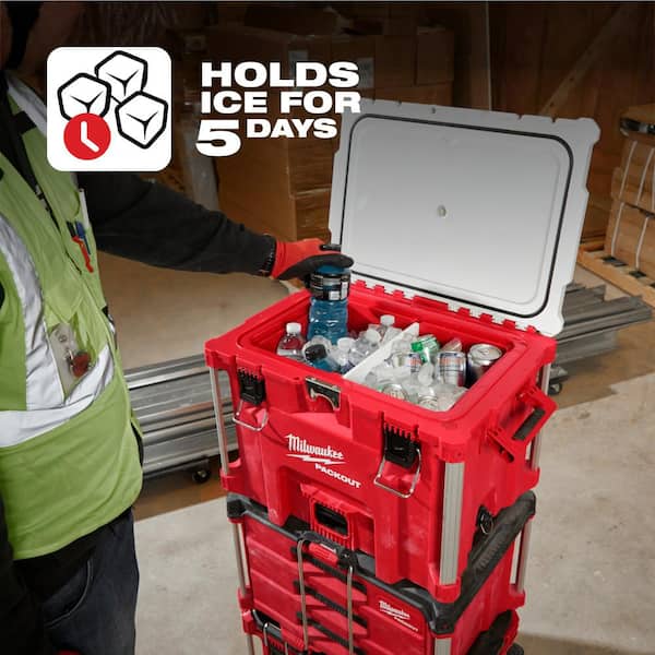 Milwaukee - 22 in. Packout 40 qt. XL Cooler
