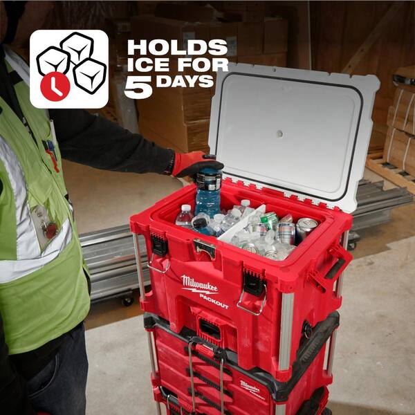 Milwaukee packout cooler home depot discount