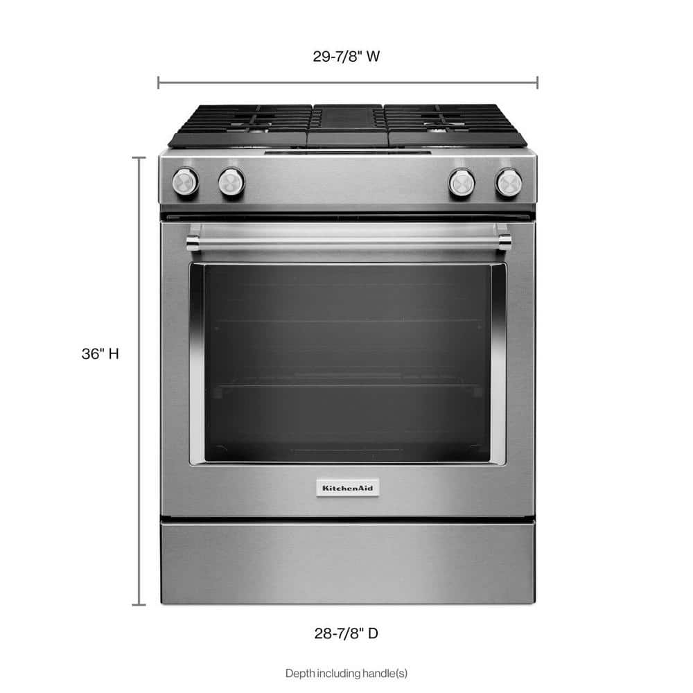 Buy 6.4 cu. ft. Downdraft SlideIn Dual Fuel Range with SelfCleaning