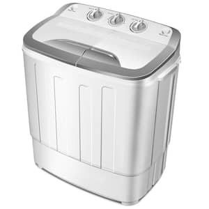 Timer Washing Machine for 8 lbs. Compact Mini Twin Tub Washer Spinner