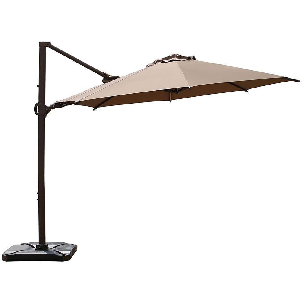 Abba Patio 10 ft. 360Degree Rotating Aluminum Cantilever Patio