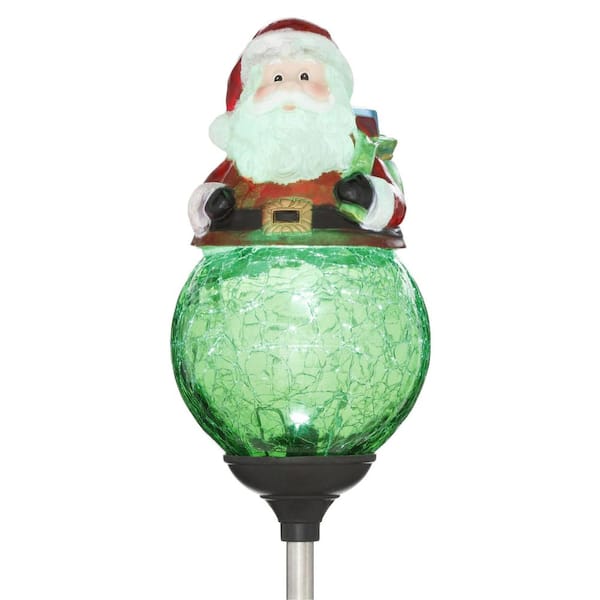Home Accents Holiday Solar LED Christmas Yard Stakes Holiday Yard
