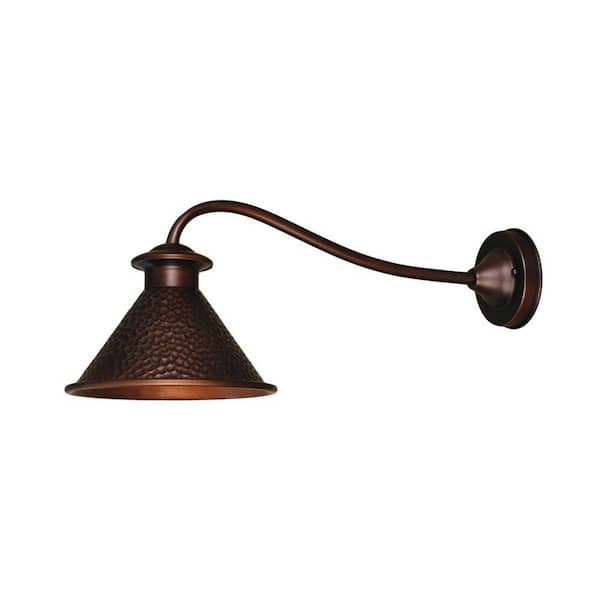World Imports Dark Sky Essen 1-Light Antique Copper Outdoor Wall Lamp