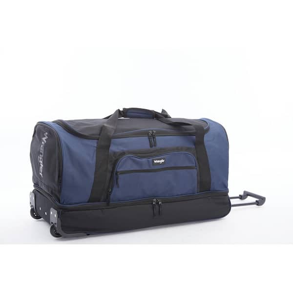 Unbranded 30" 2-SECTION DROP-BOTTOM ROLLING DUFFEL