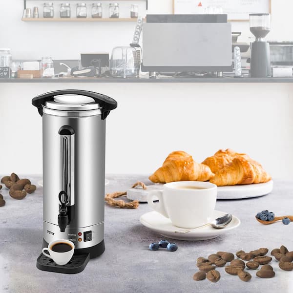 New 50 Cup Electric Coffee Maker Urn Machine Stainless Brewer Cafe