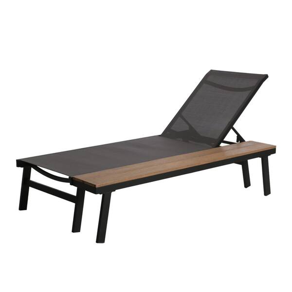 Noble House Waterloo Black Aluminum Adjustable Outdoor Chaise Lounge With Side Table 42768 The Home Depot - Black Mesh Outdoor Chaise Lounge Noble House Waterloo Black Aluminum Adjustable Outdoor Chaise Lounge With Side Table 42768 The Home Depot - Black Mesh Outdoor Chaise Lounge